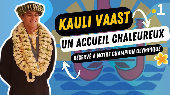 JO 2024 : accueil magnifique pour le champion olympique, Kauli Vaast