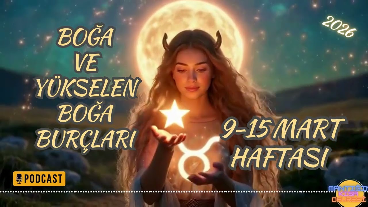 Boğa & Yükselen Boğa Burçları: 9-15 Mart Haftalık Yorumları | Kariyer Devrimi & İletişim Sınavı ♉️