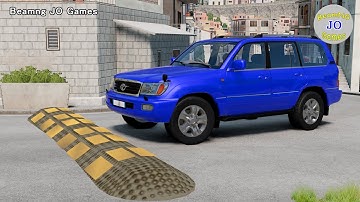 Cars vs Massive Speed Bumps # 537 – BeamNG JO Games
