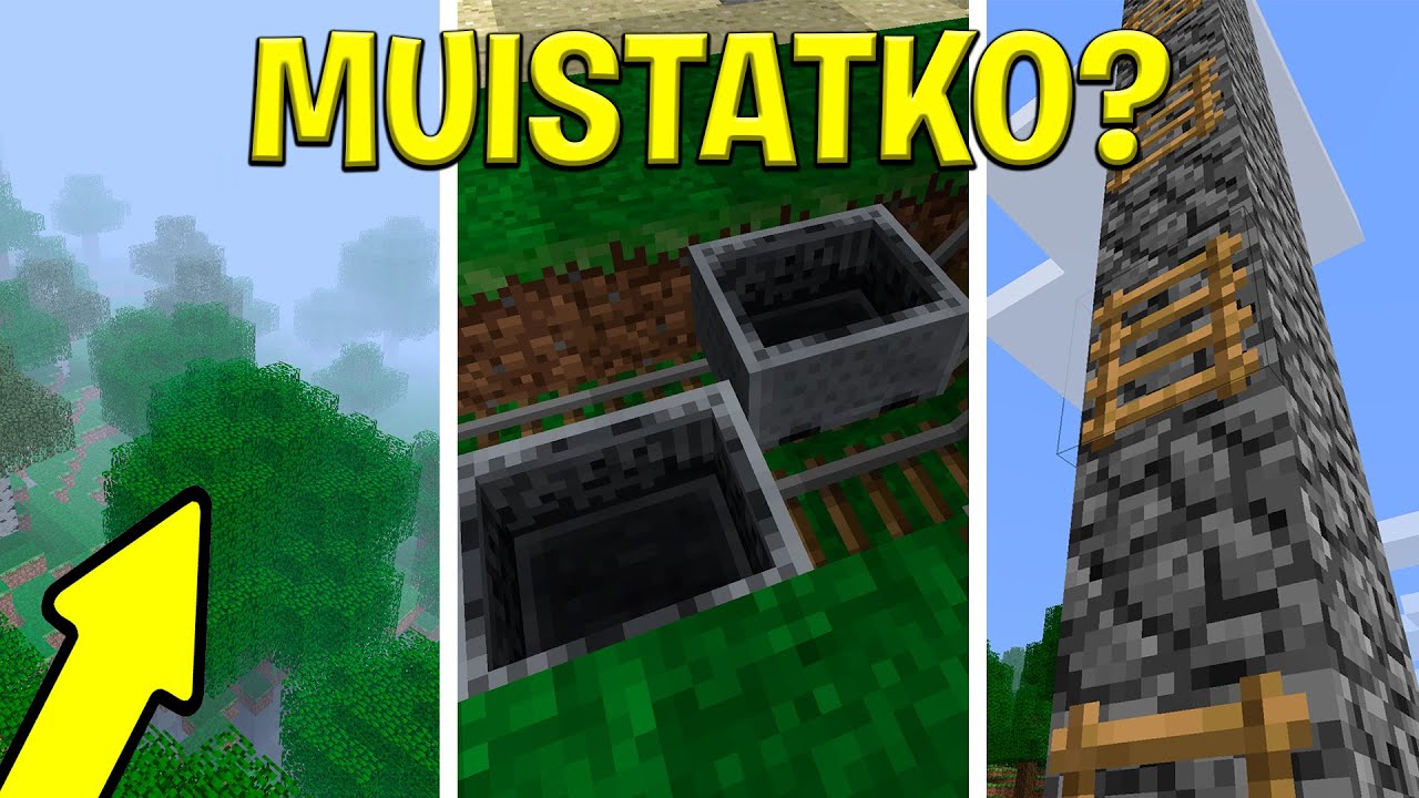 20 Minecraft asiaa jotka vain OG pelaajat muistaa!