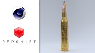 Beginners Tutorial - Creating a bullet in Cinema 4d and Redshift