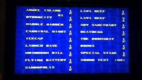 Sonic & Knuckles Level Select Cheat by SammyOfHyrule