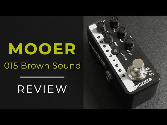 MOOER 015 Brown Sound | Micro Preamp - YouTube