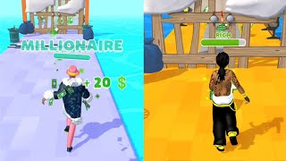 Run Rich 3D Game 💲🏃💵 All Levels Gameplay Android iOS ✅ Walkthrough Level 1 - 15 | iTop GamePlay screenshot 2