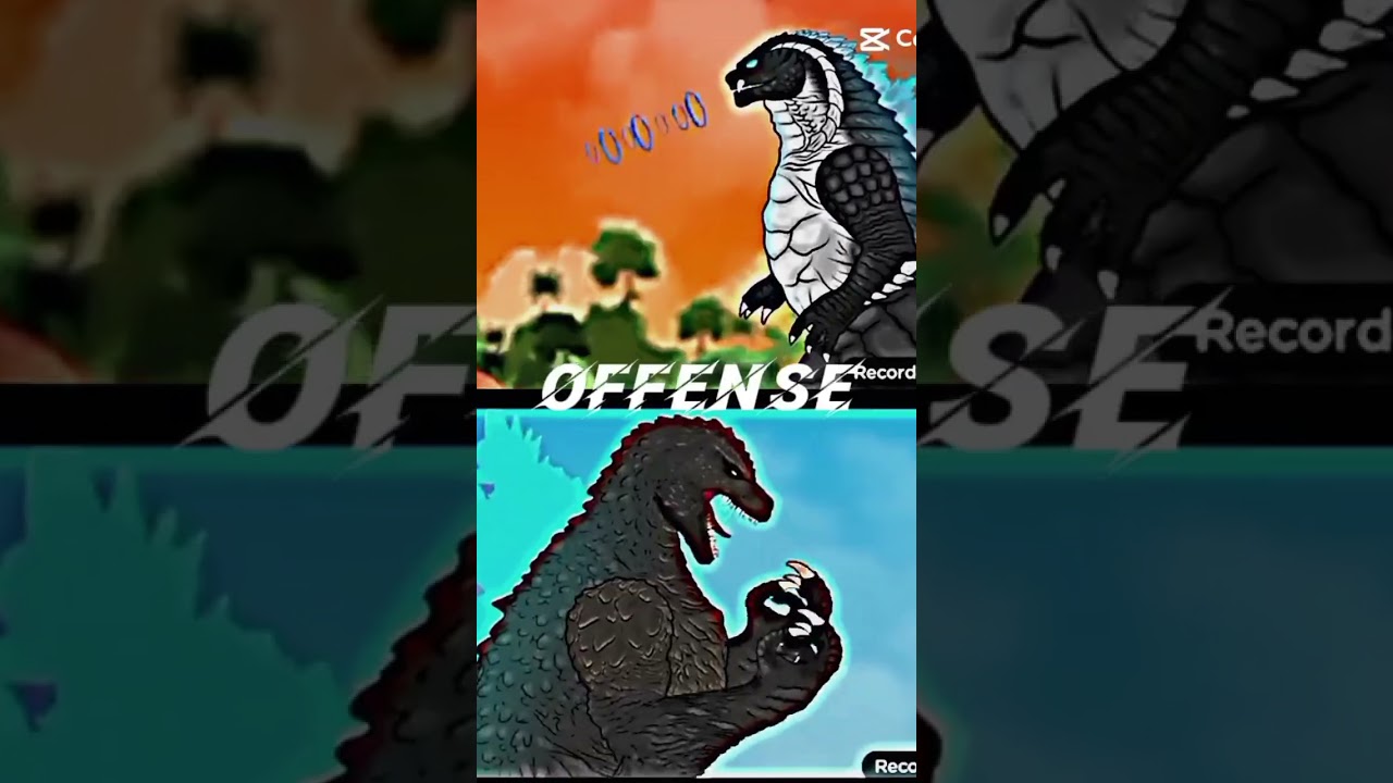 Godzilla 2021 Godzilla Ultima vs godzilla minus one #godzilla #edit