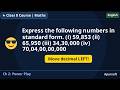 NCERT Class 8 Math-I Ch-2 | Standard Form &amp; Scientific Notation | Power Play