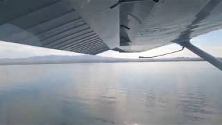 Seaplane Action: Landing on Lake Havasu