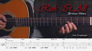 Risk It All - Bruno Mars Fingerstyle Guitar Cover (TAB)
