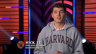 Nick Digiovani on Masterchef Season 10 *RARE FOOTAGE*