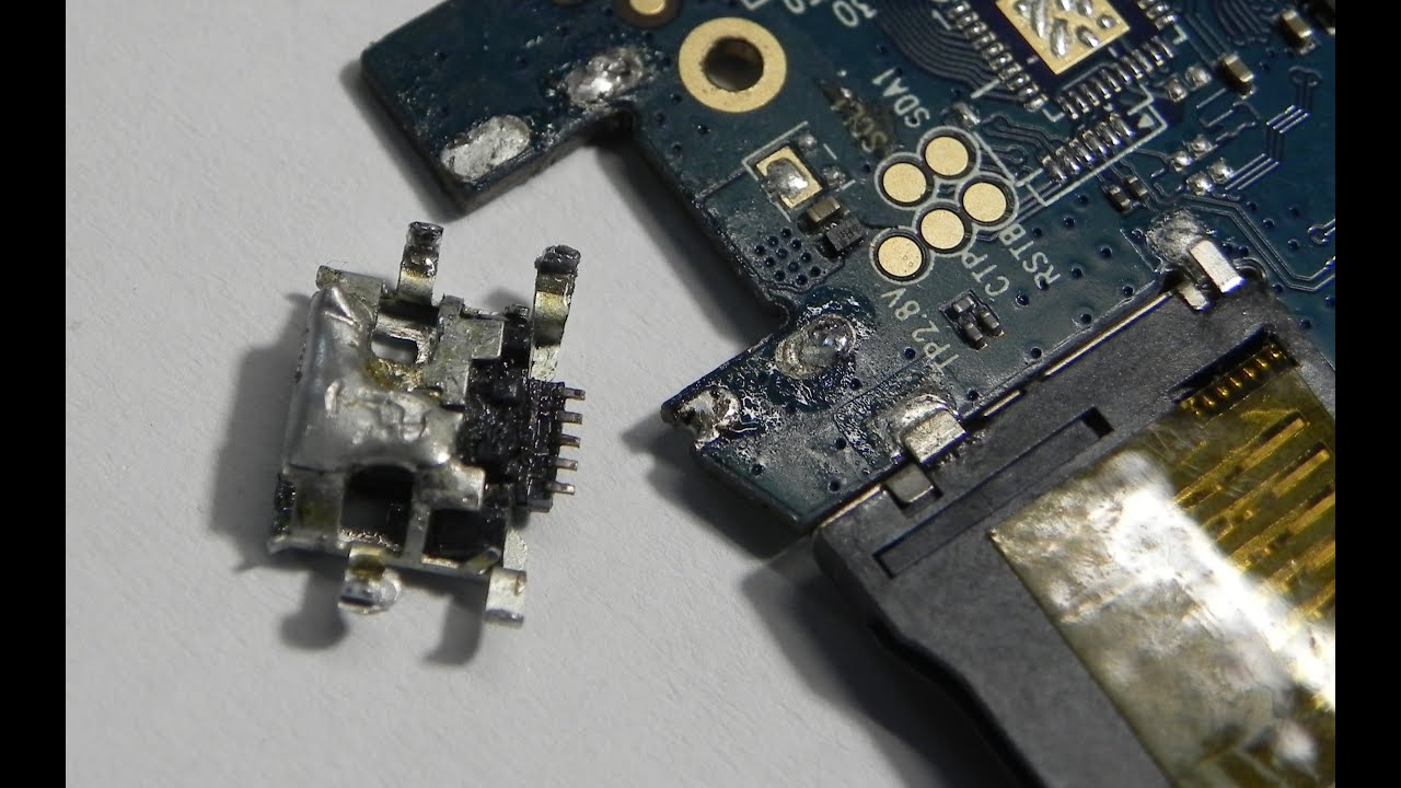 Ремонт планшета Prestigio, PMT3771, замена разъема, micro usb. Tablet ...