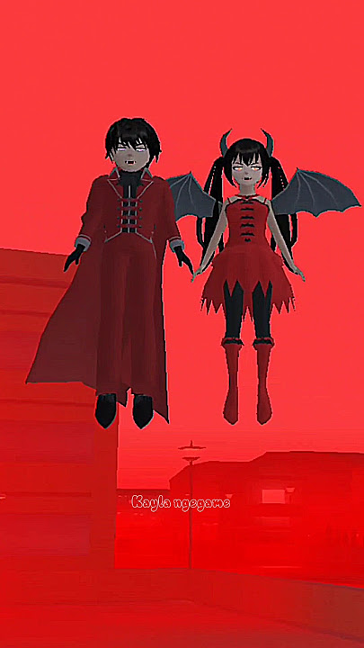 Rina dan taiga berubah menjadi vampir #sakuraschoolsimulator #sakura #dramasakura #gamesakura #sss