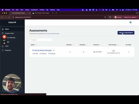 Custom Tests in Equip Assessment - video from Equip