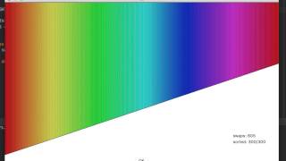 Celebrity Quick sort visualized with rainbow colors Profile