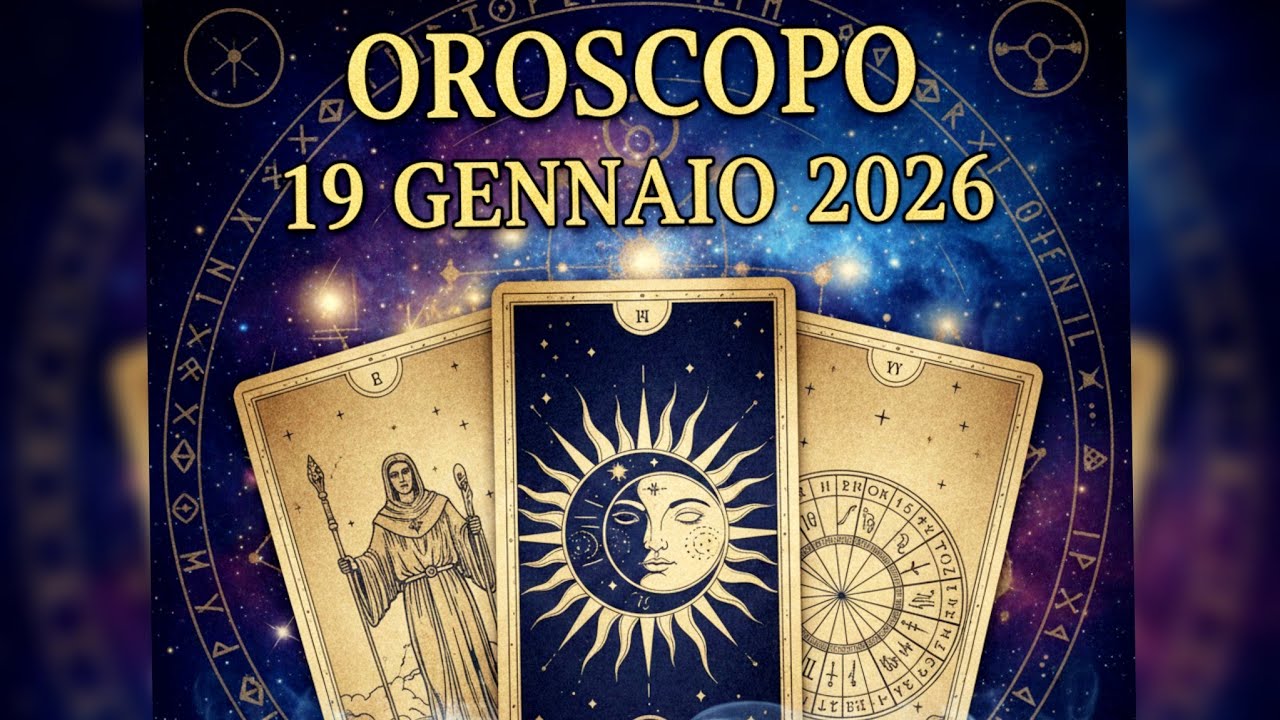 OROSCOPO 19 GENNAIO 26🔮SEGNO X SEGNO🔮