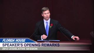 Speaker Cannon's 2012 Opening Remarks
