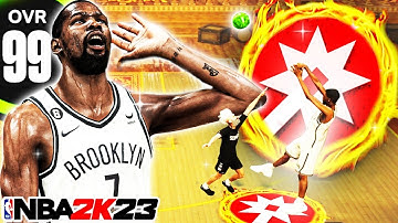 99 OVR KEVIN DURANT BUILD with SPACE CREATOR TAKEOVER is UNSTOPPABLE on NBA 2K23