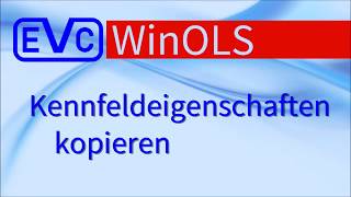 Winols Kennfeldeigenschaften Kopieren