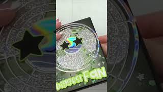Holographic Star Fan Card Tutorial #diy #trending #shorts