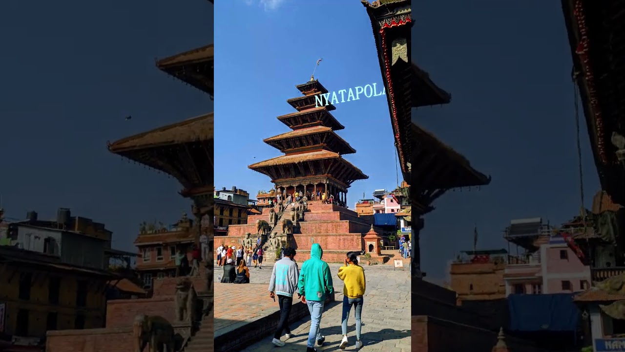 NYATAPOLA   #shorts #hyperlapse#nepal #bhaktapurians #worldheritage#beauty#hyperlapseart