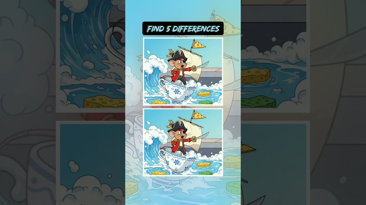 Spot The Difference Challenge Can You Find All 3 Differences 