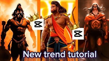 How to hanuman  ji video editing😱cap cut 3d treding😳YouTube shorts #viral cap cut 3d #video #editing