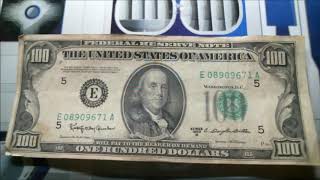 $100 BILL ERROR! POSSIBLY WORTH TONS!!!