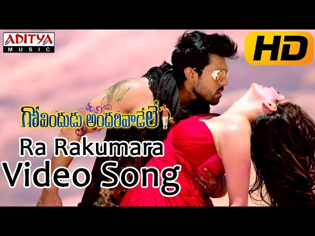 Ram Charan Kajal Sex Videos - Ra Rakumara Full Video Song || Govindudu Andarivadele Video Songs ...