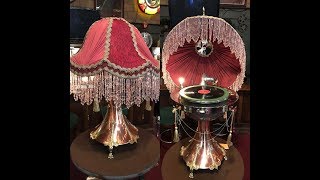 1920's Burns & Pollock Lamp Phonograph Record Player SOLD