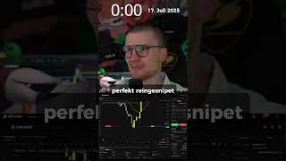 Unser legendärer LINK LONG Hebel Trade! 🔥🚀 #chainlink #link #hebel #hebeltrading #livetrading