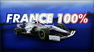 F1 2020 Gameplay France GP Paul Ricard 100% Race as George Russell