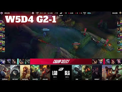 LGD vs BLG - Game 1 | Week 5 Day 4 LPL Summer 2024 | LGD Gaming vs Bilibili Gaming G1