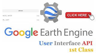 🛑Earth Engine User Interface API || How to add Button on Earth Engine User Interface API || GEE APP