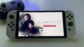 A Plague Tale: Innocence - Cloud Version - REVIEW | Switch OLED handheld gameplay