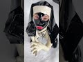 latex nun outfit with latex hood #latex #latexhood