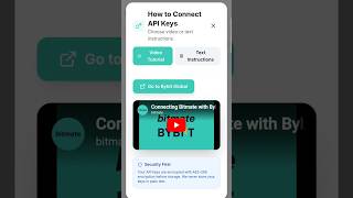 Connecting bitmate to Bybit demo mobile