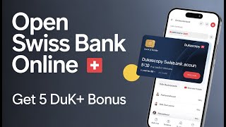 Open a Dukascopy Bank Account Online | Step-by-Step Guide + 5 DUK (~8$) Bonus screenshot 1