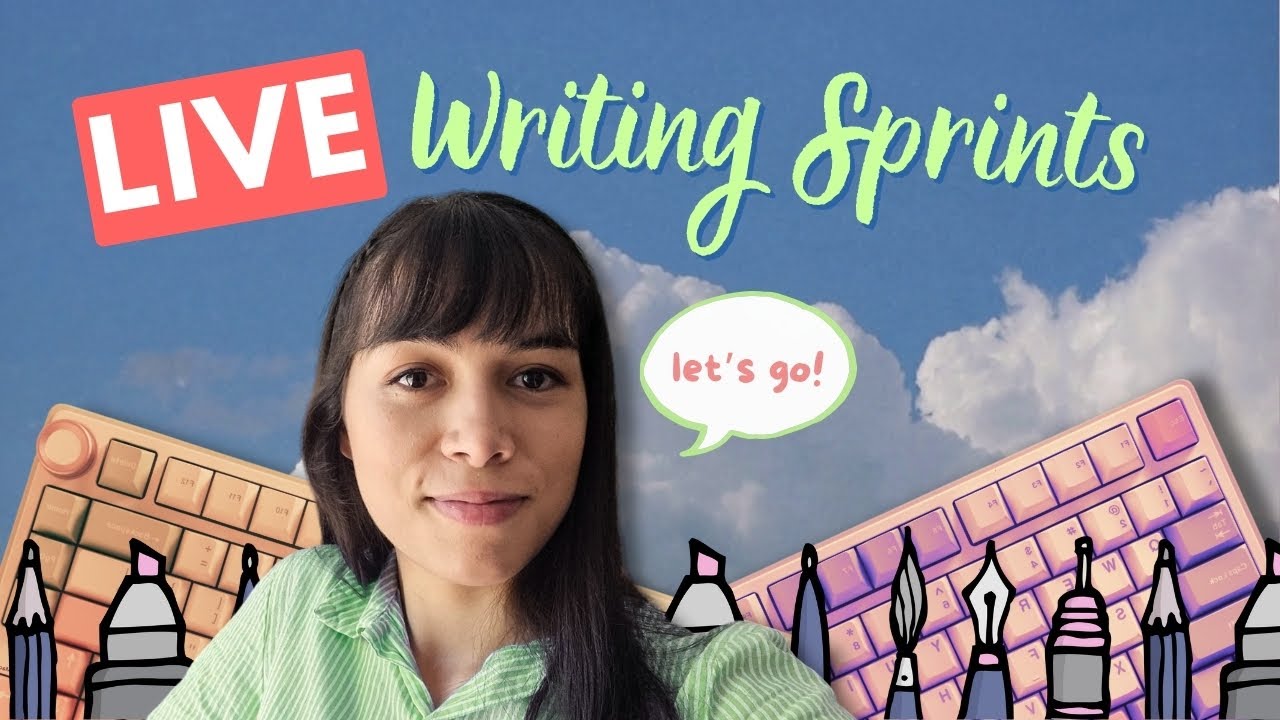 ✍️ productive live writing sprints + writing prompts ✨