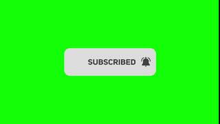 Subscribe Button Stock Footage Green Screen News