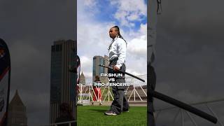 FIKSHUN VS PRO-FENCERS!! #fight #pro #action #movie #samurai #2v1