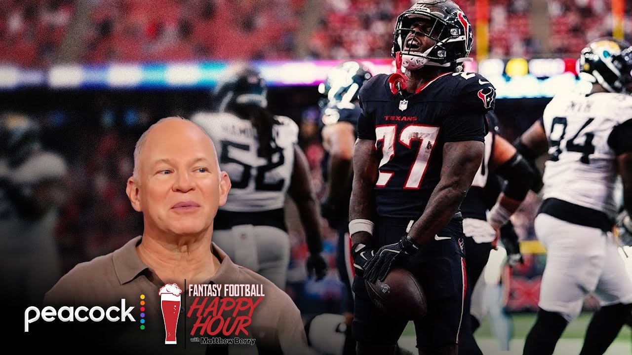 Woody Marks 'taking over' starting RB spot for Texans | Fantasy Football Happy Hour | NFL on NBC