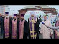 Освящение &quot;Автобусов спасения&quot; - мобильных пунктов оказания помощи