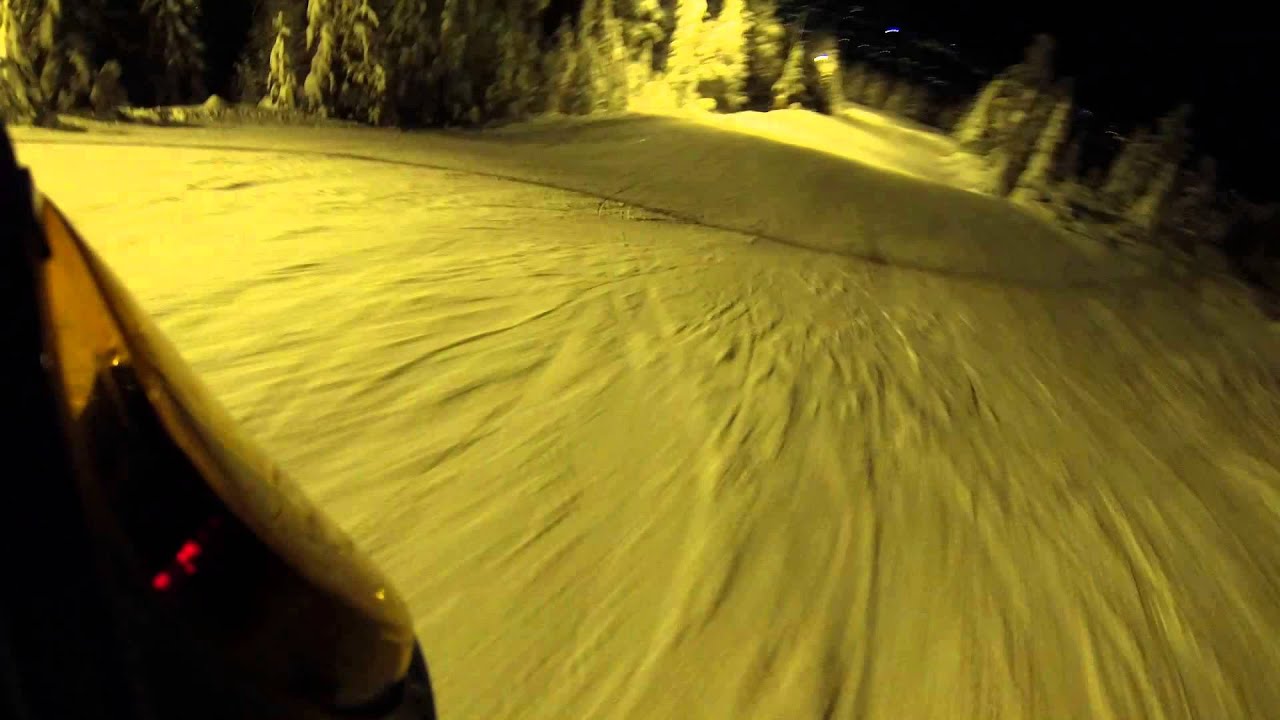 "Turisten", Kongsberg Ski center by night.