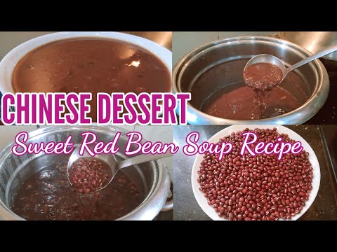 CHINESE DESSERT‼️Resep Bubur Kacang Merah (Hong Tao Sa) Lezat Lembut Kaya Nutrisi