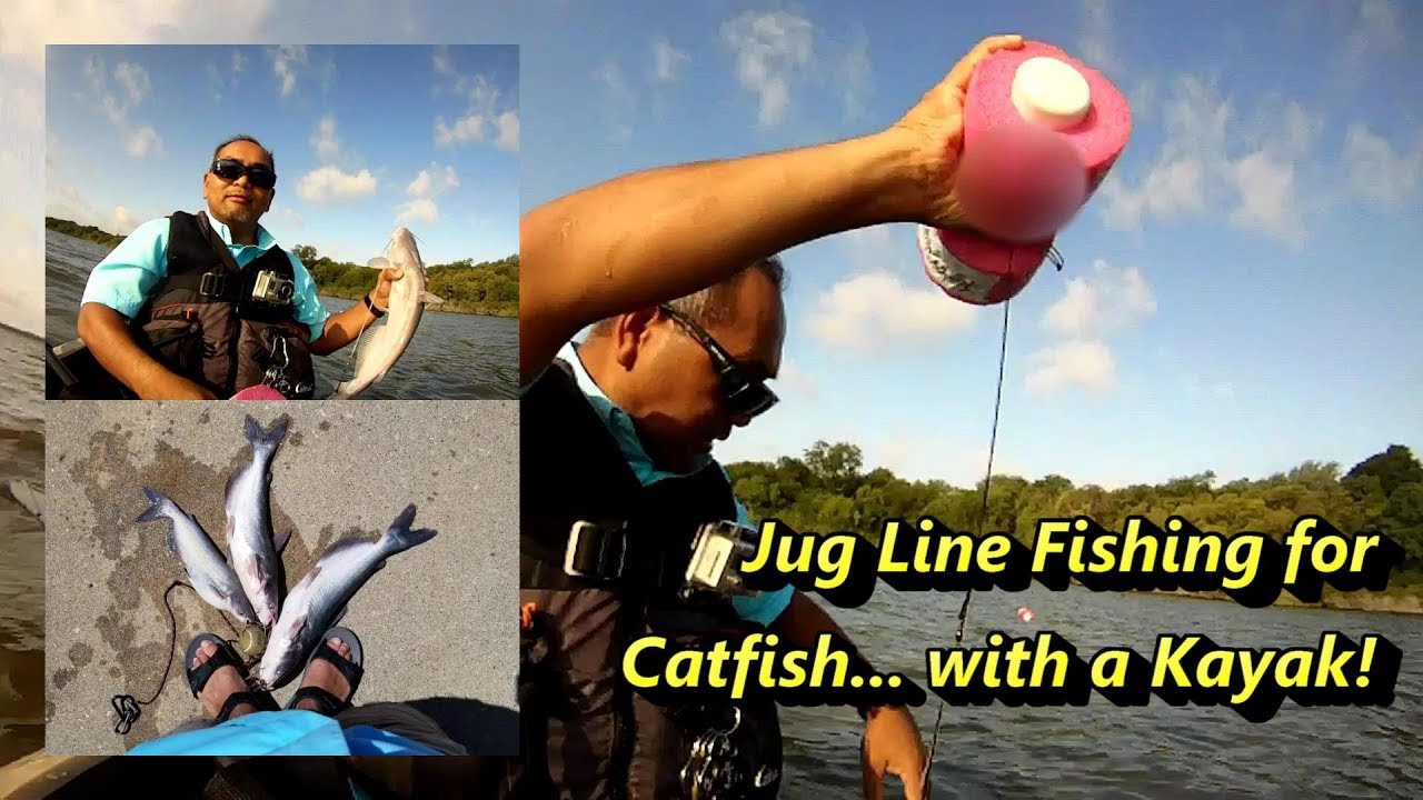 Jug Fishing for Catfish... with a Kayak! #kayakfishing #jugfishing # ...