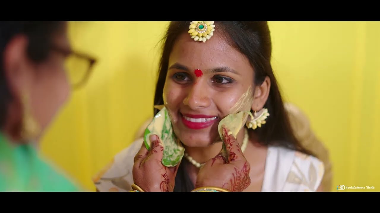 Sreeja Cinematic Bride Haldi || Mangala Snanam || Venkateshwara Studio
