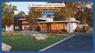 Autumn Exterior Rendering Timelapse: Transforming Landscapes with Lumion