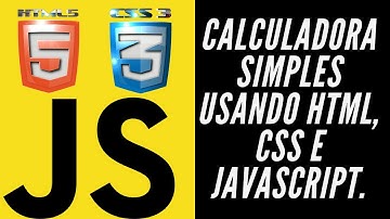 Calculadora com HTML, CSS e JavaScript.