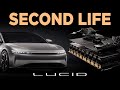 Lucid motors PLANS TO DO GOOD to their old batteries!
