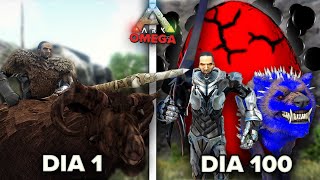 EU SOBREVIVI 100 DIAS NO ARK OMEGA - O MAIOR MOD DO ARK