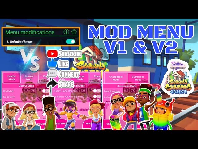 Subway Surfers  Mega Mod Menu / +26 Features!! (Latest Version) 